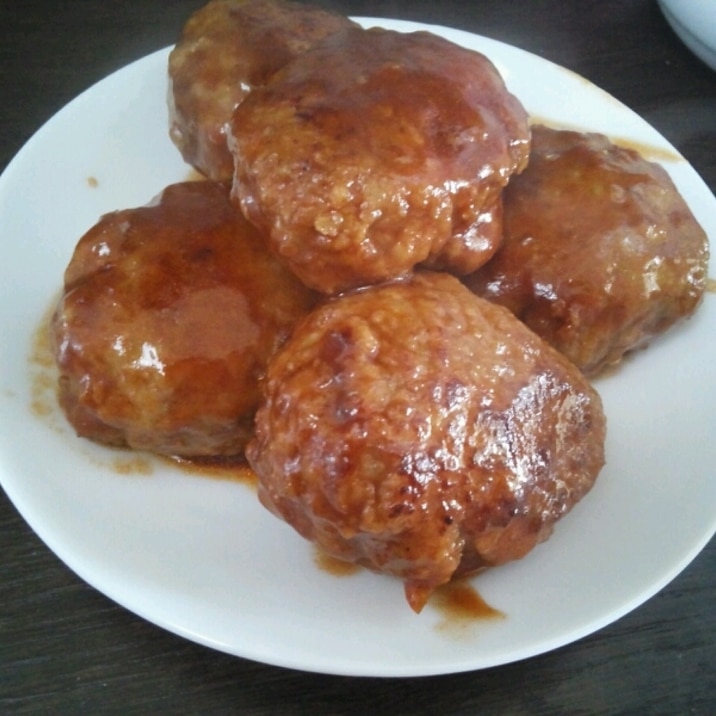 簡単!お弁当煮込みハンバーグ